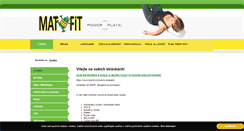 Desktop Screenshot of mat-fit.cz